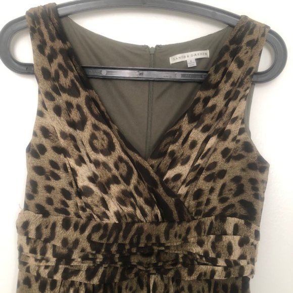 Sandra Darren Animal Print Dress - Picture 3 of 6